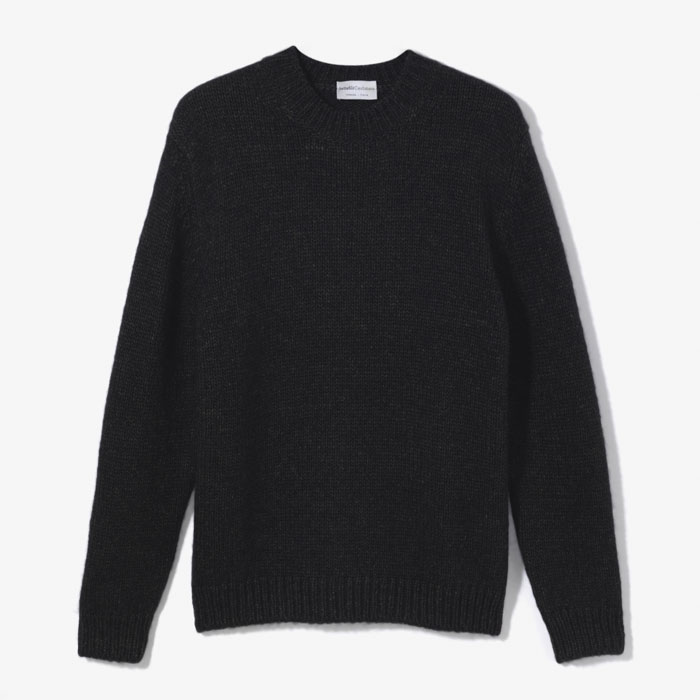 CLASSIC CREW NECK KNIT FOREST GREEN