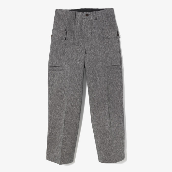 462120 MILITAY PANTS (GRANDRELLE TWISTED TWILL) GRAY