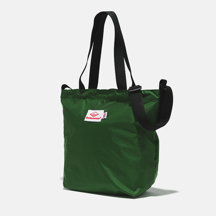 MINI PACKABLE TOTE FOREST GREEN